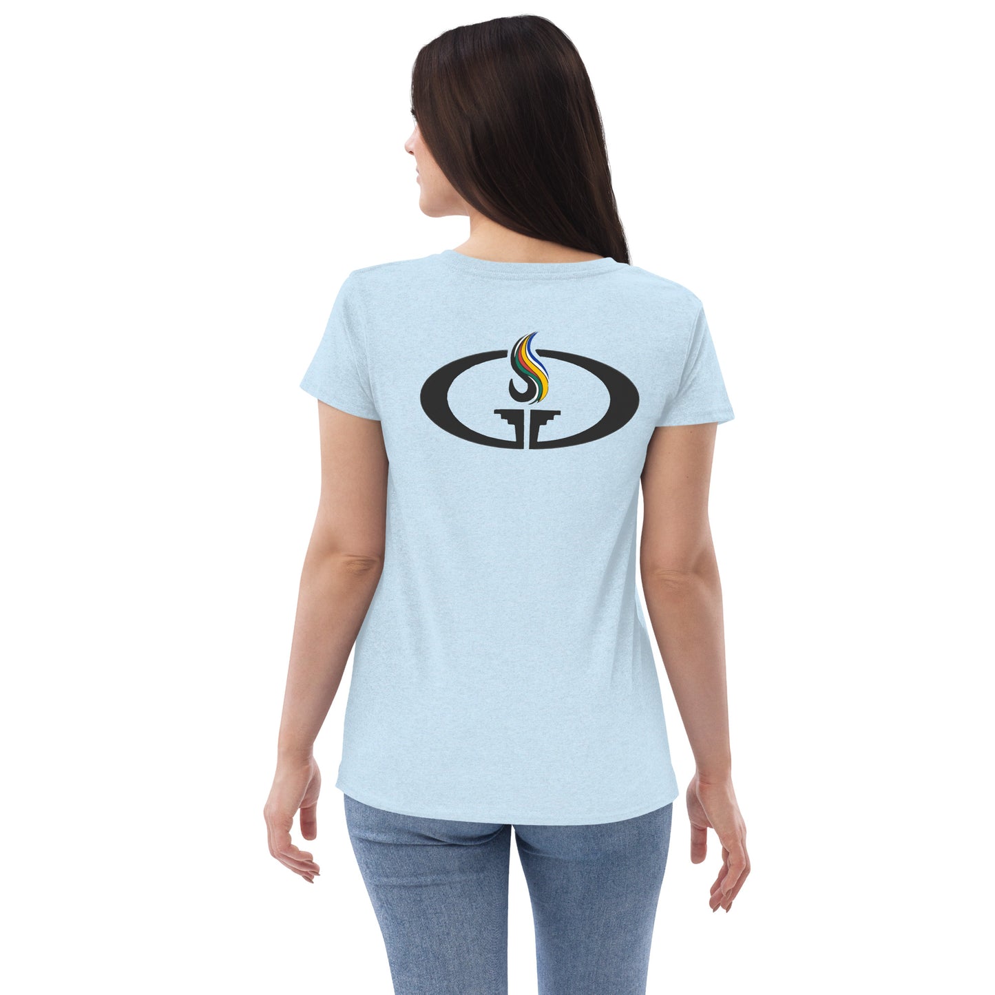 Women’s recycled v-neck t-shirt