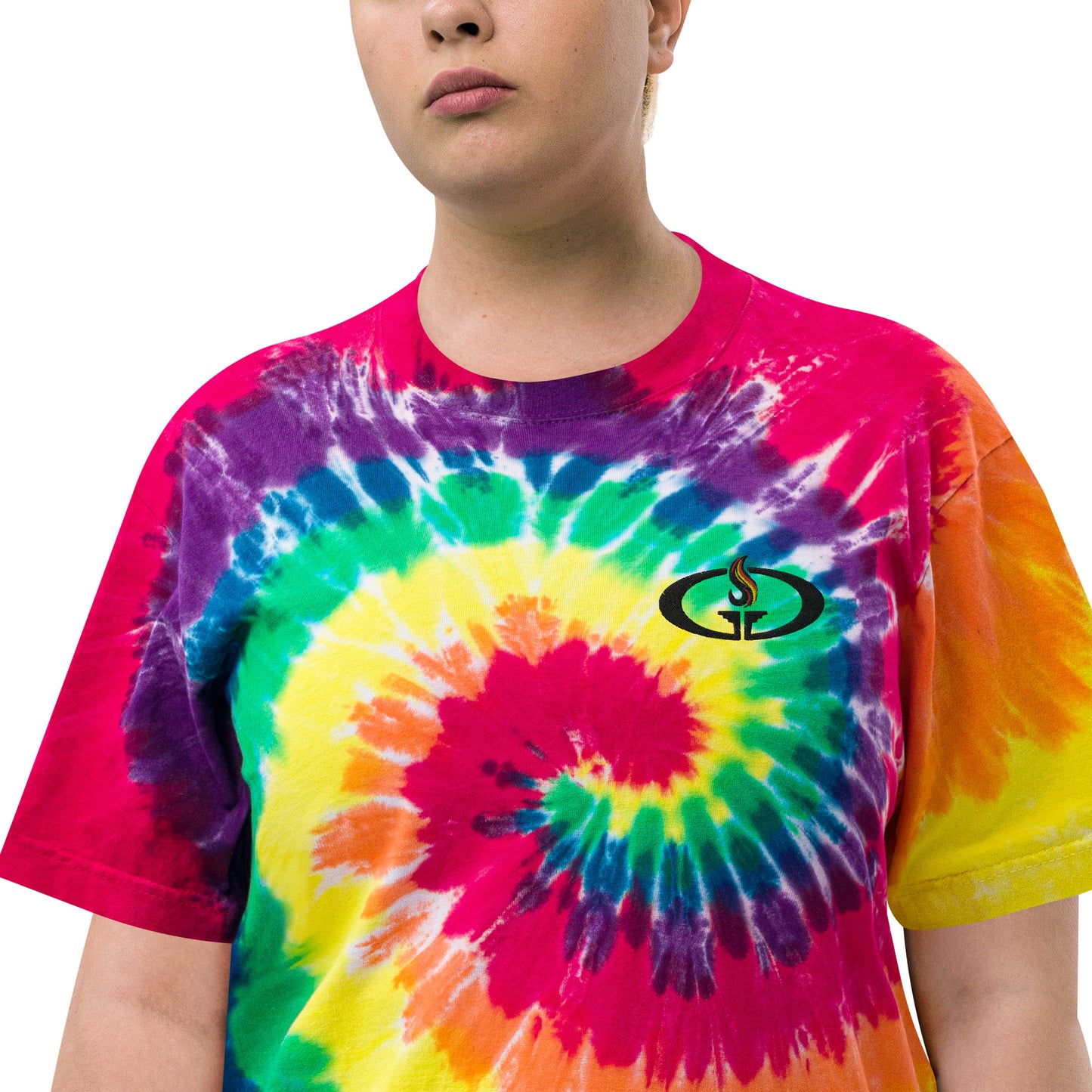 Oversized tie-dye t-shirt