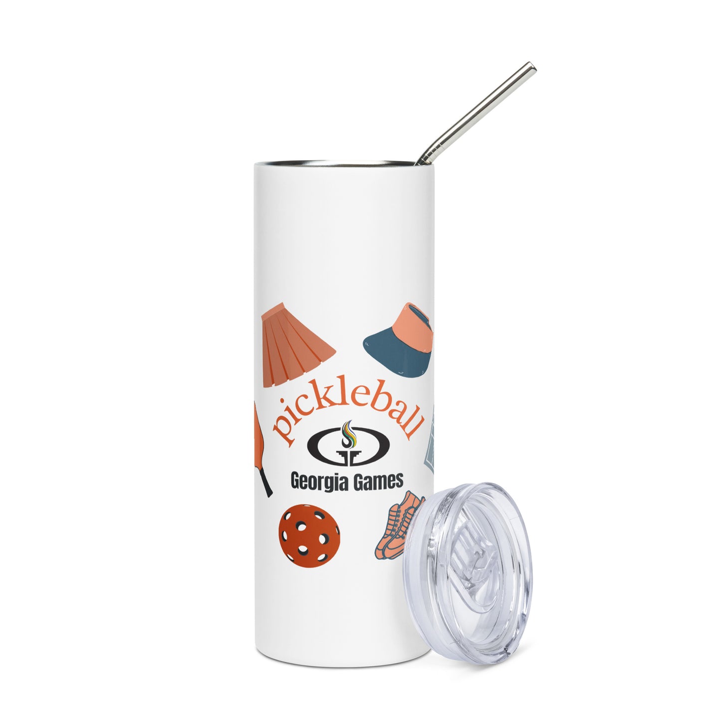 Pickleball Stainless steel tumbler