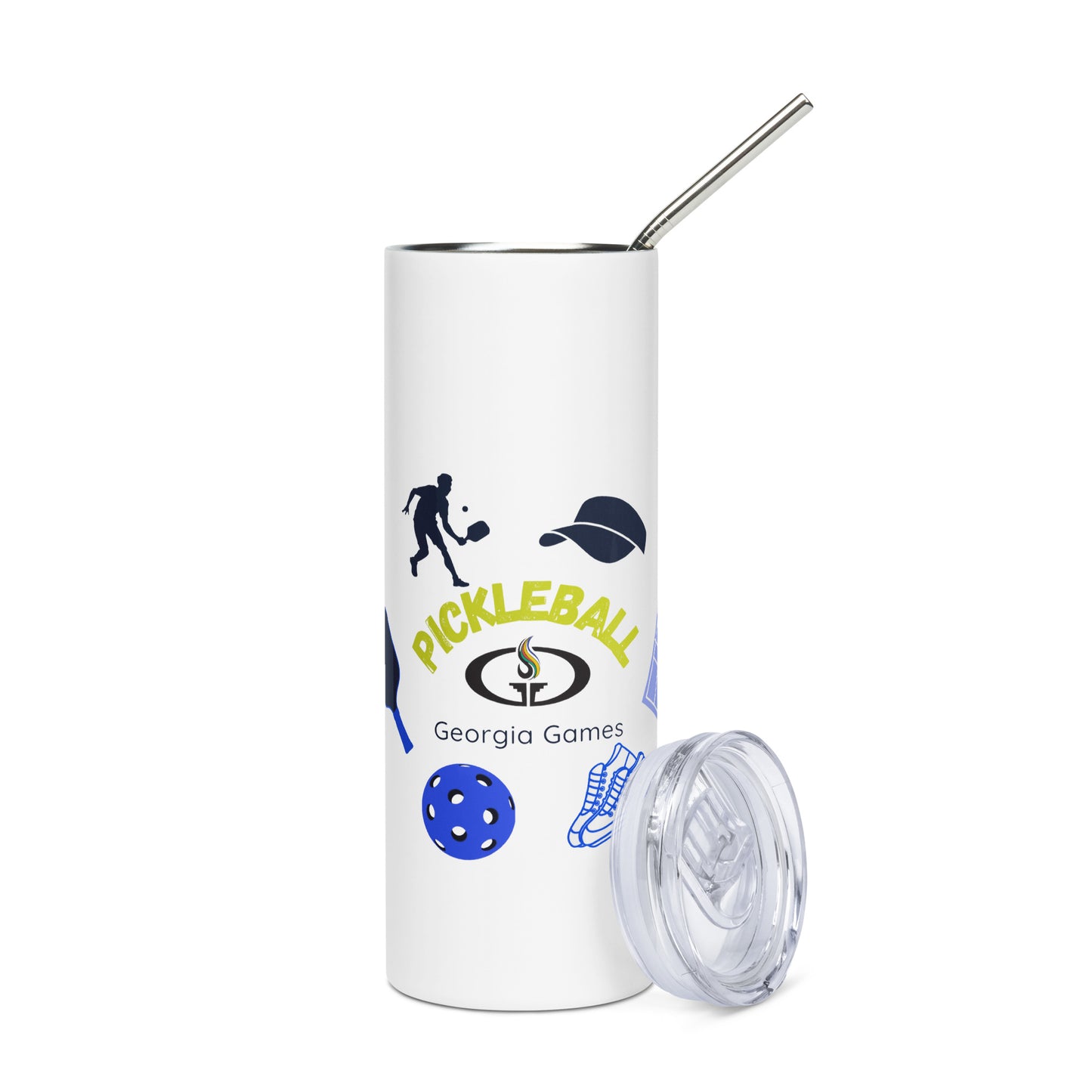 Men's Pickleball Stainless steel tumbler