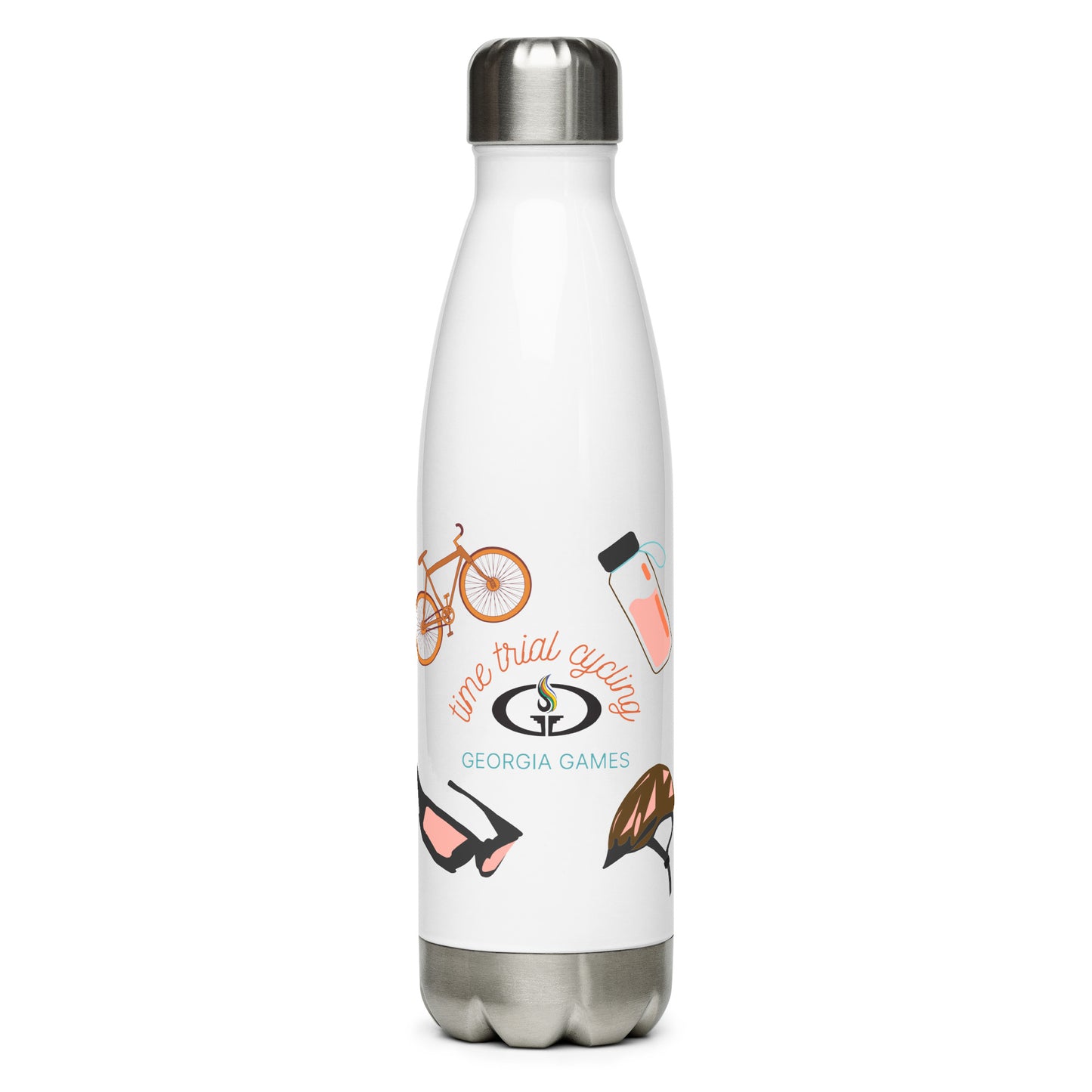 Time Trials Stainless steel water bottle