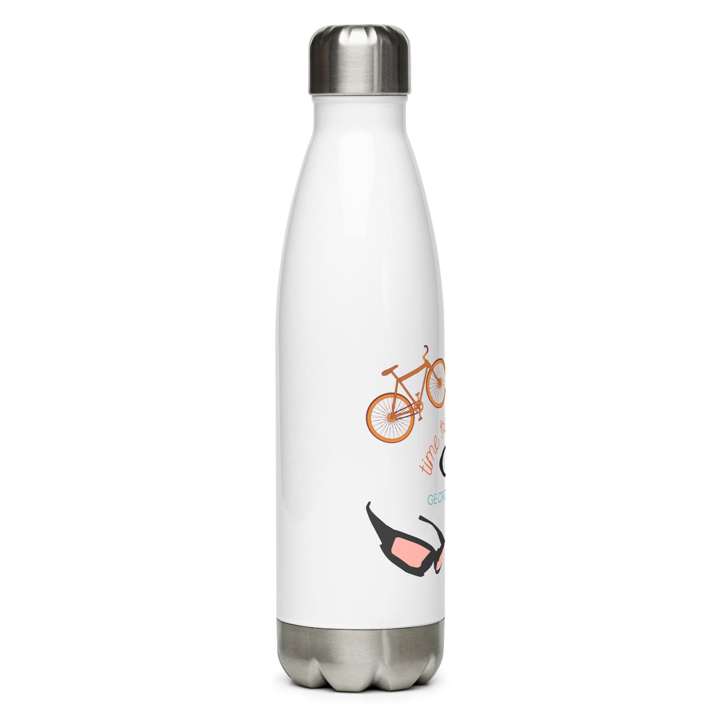 Time Trials Stainless steel water bottle