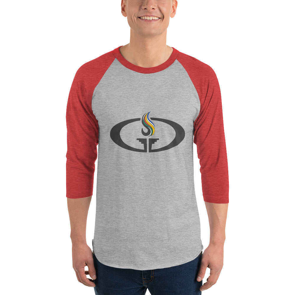 3/4 sleeve raglan shirt