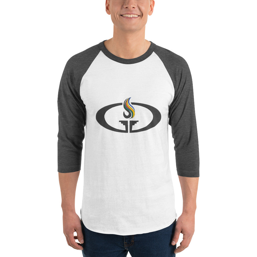 3/4 sleeve raglan shirt
