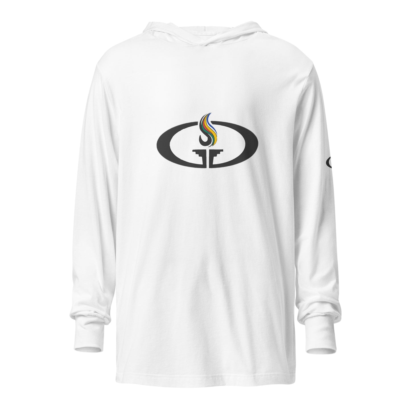 Hooded long-sleeve tee