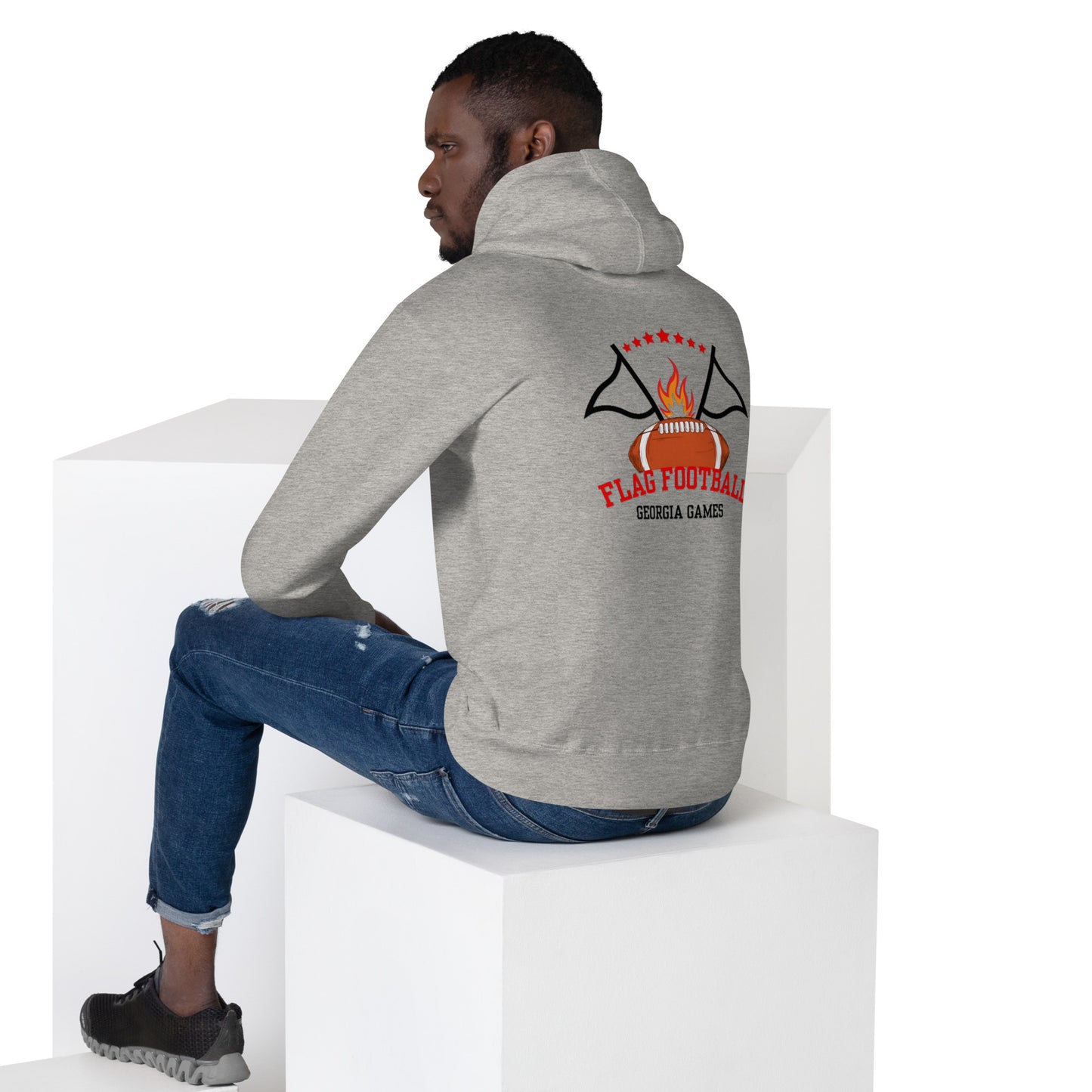 Flag Football Unisex Hoodie
