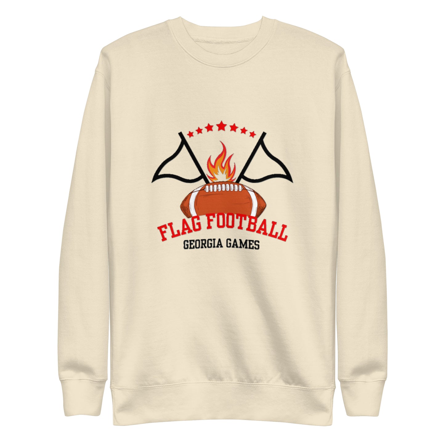 Flag Football Unisex Premium Sweatshirt