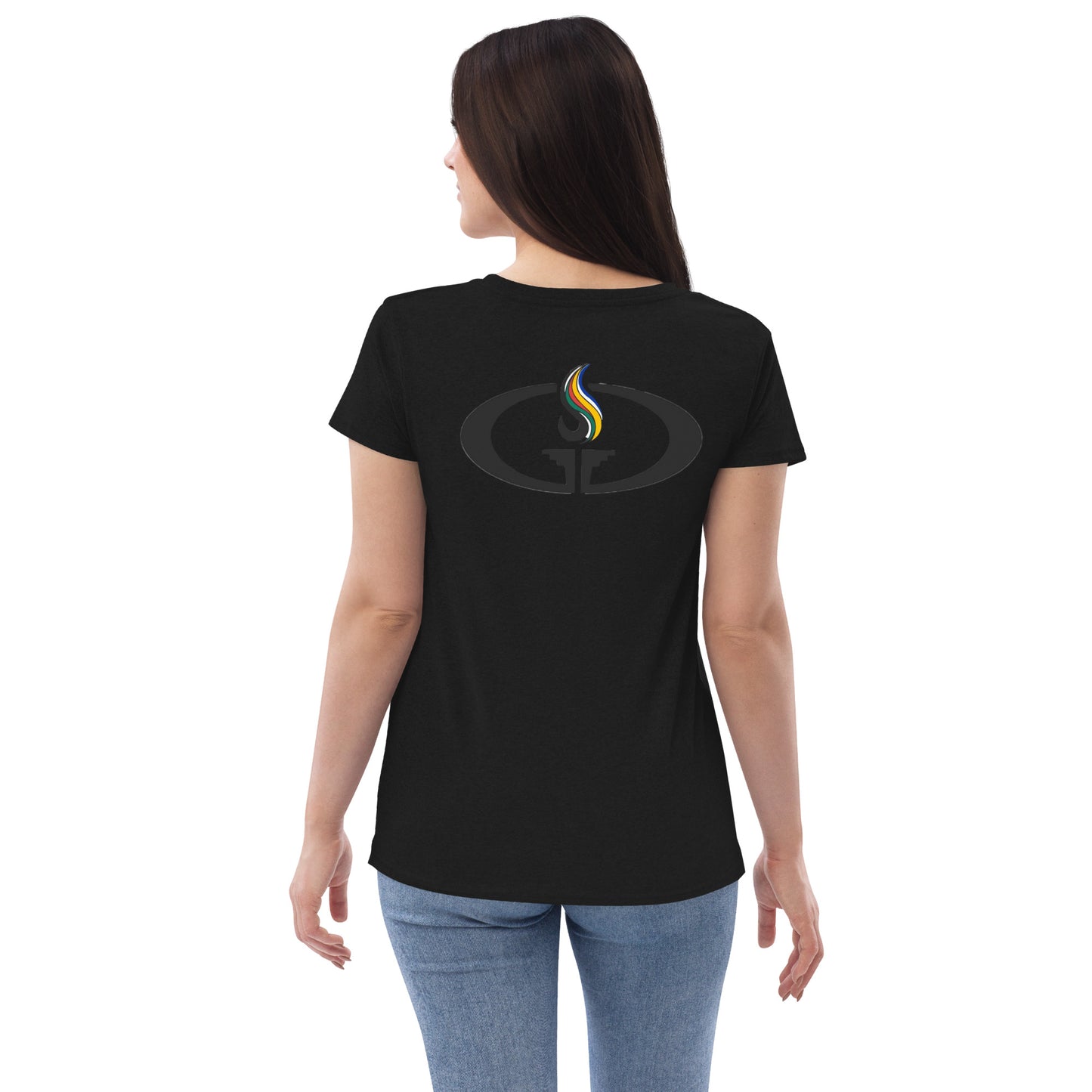 Women’s recycled v-neck t-shirt