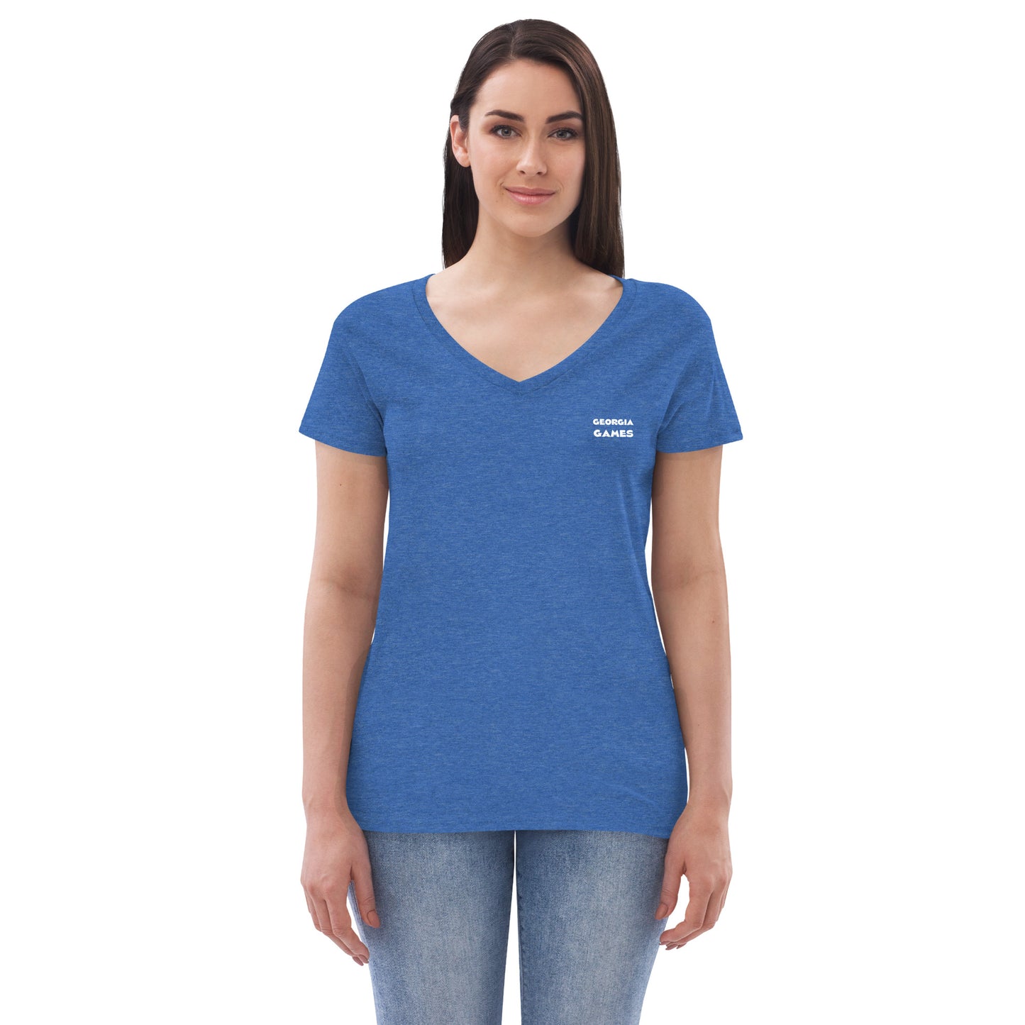Women’s recycled v-neck t-shirt