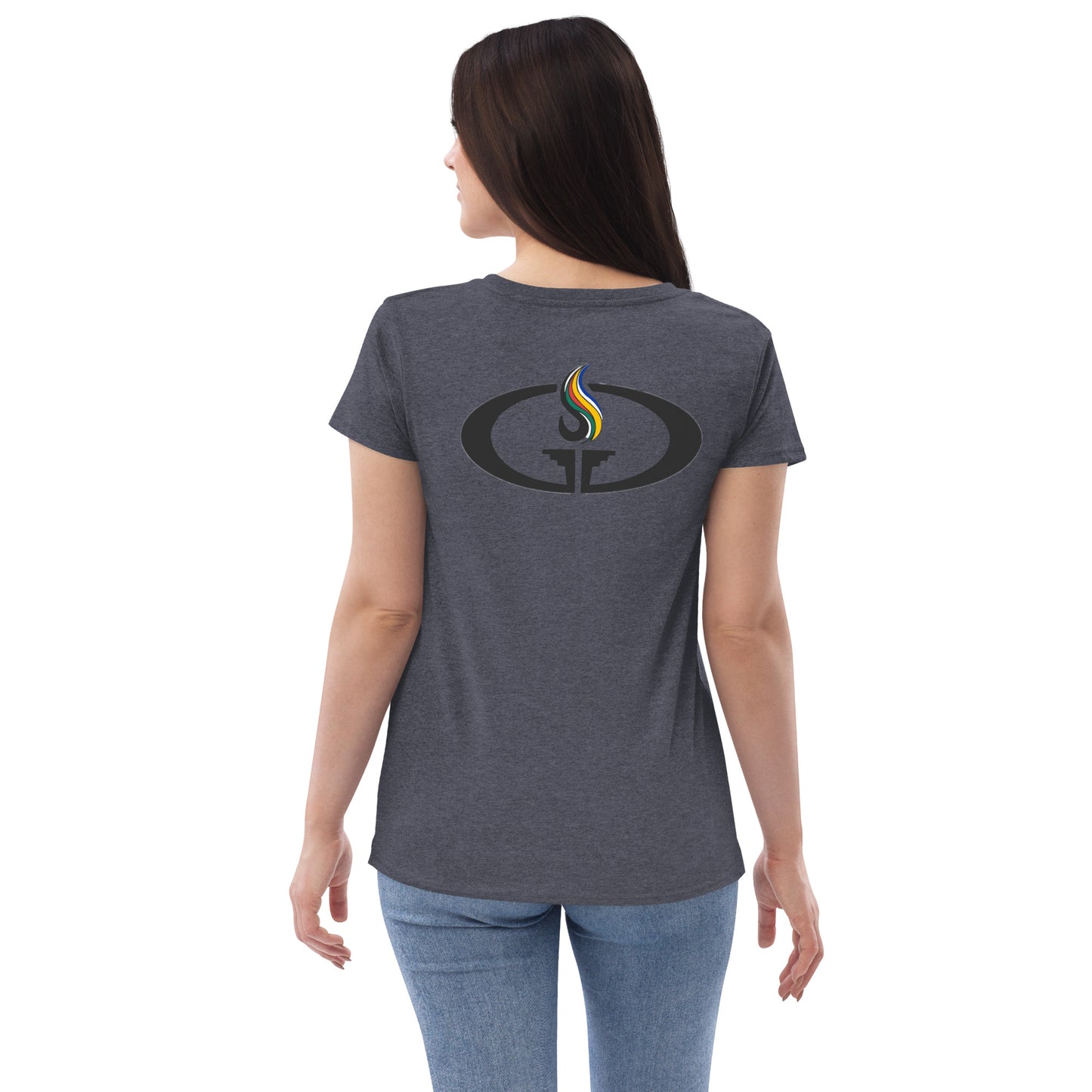 Women’s recycled v-neck t-shirt