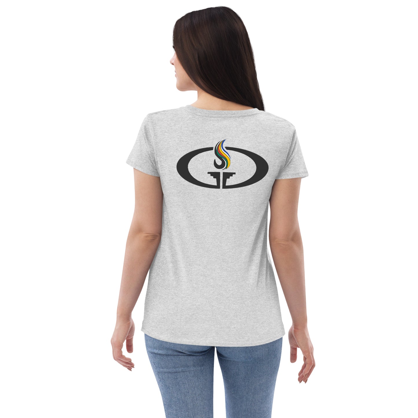 Women’s recycled v-neck t-shirt