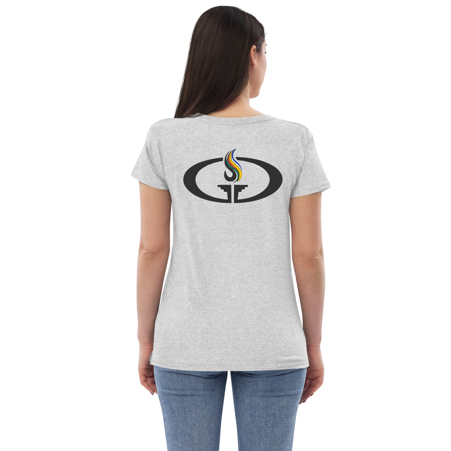 Women’s recycled v-neck t-shirt