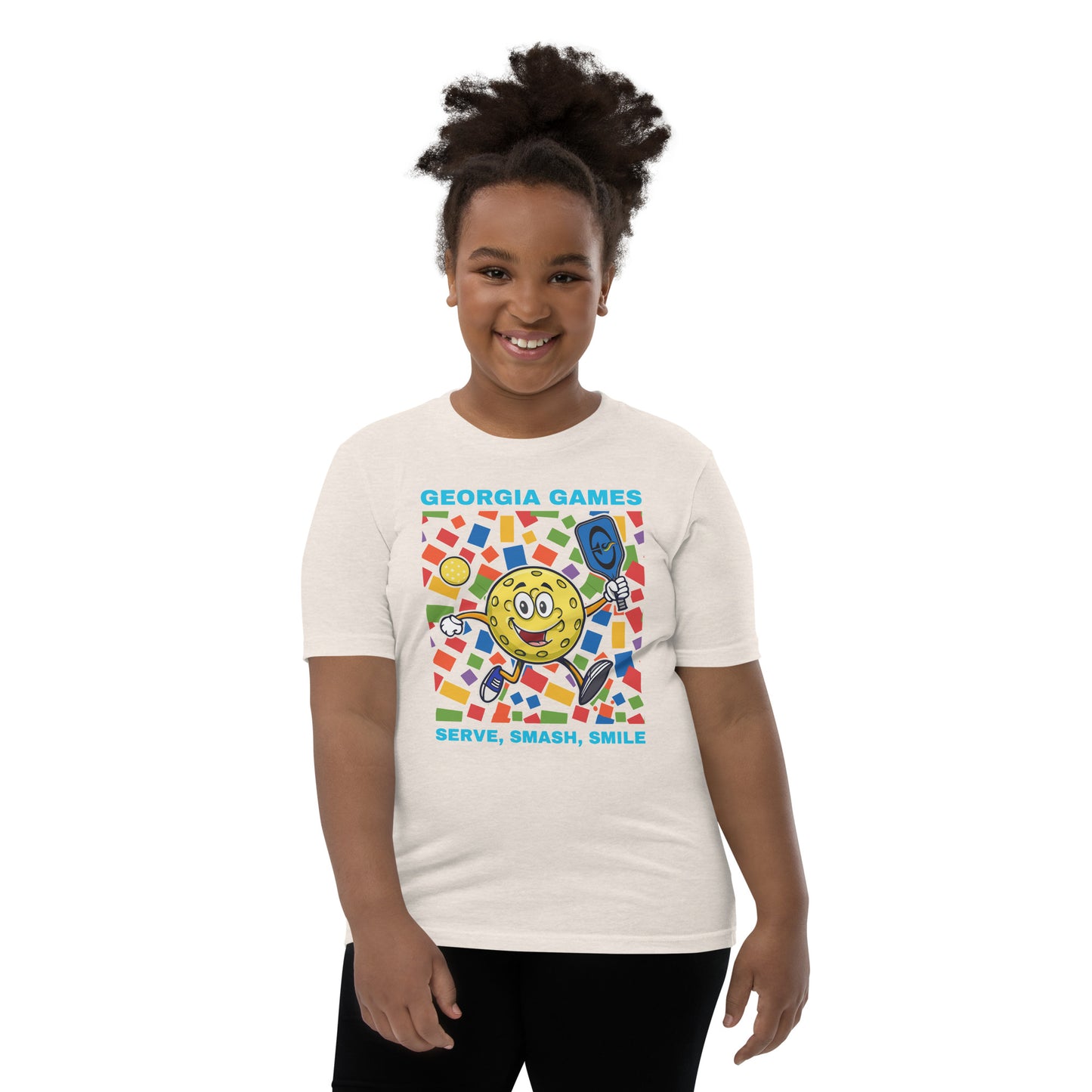Serve, Smash, Smile Youth T-Shirt