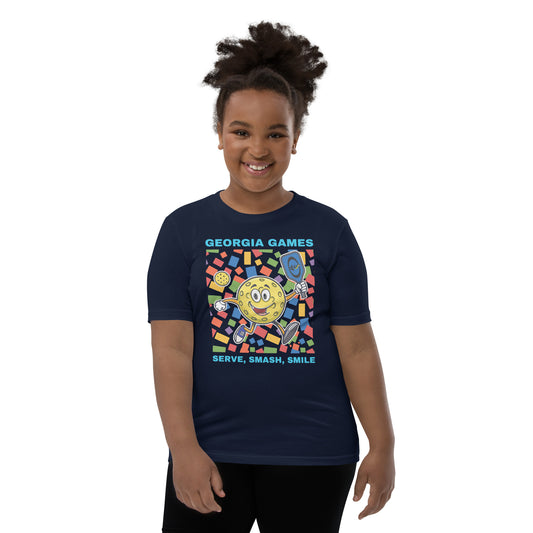 Serve, Smash, Smile Youth T-Shirt